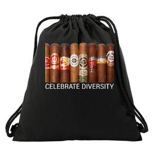 Celebrate Diversity Cigars Drawstring Bag