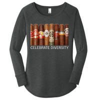 Celebrate Diversity Cigars Women's Perfect Tri Tunic Long Sleeve Shirt