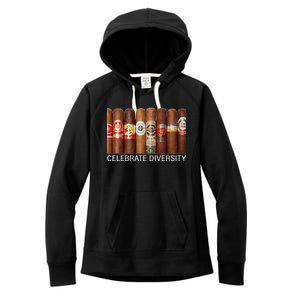 Celebrate Diversity Cigars Women's Fleece Hoodie