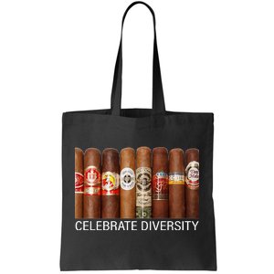 Celebrate Diversity Cigars Tote Bag