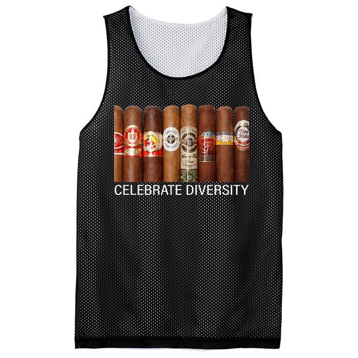 Celebrate Diversity Cigars Mesh Reversible Basketball Jersey Tank