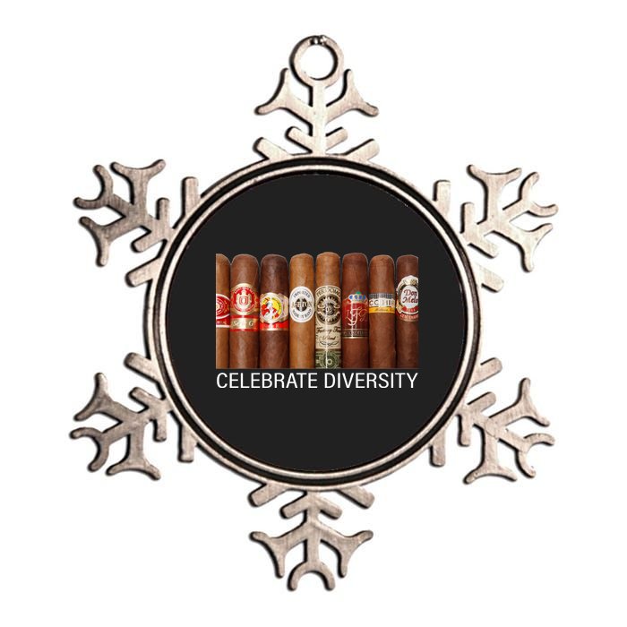 Celebrate Diversity Cigars Metallic Star Ornament