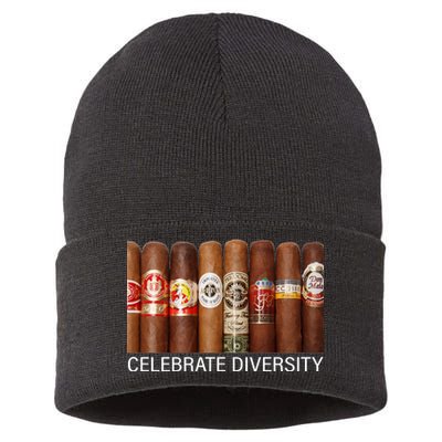 Celebrate Diversity Cigars Sustainable Knit Beanie