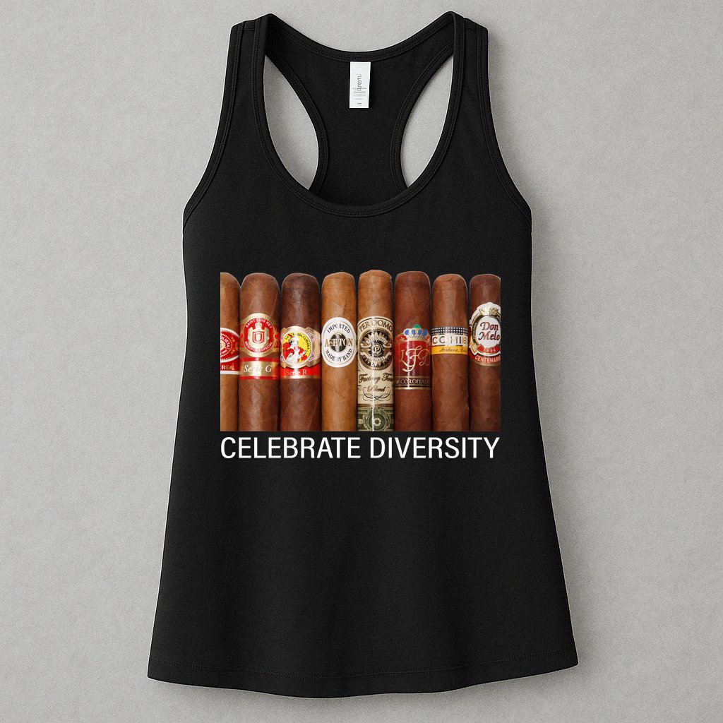 Celebrate Diversity Cigars Womens Tank Top