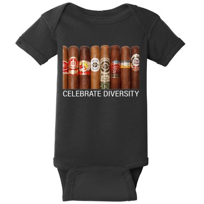 Celebrate Diversity Cigars Baby Bodysuit