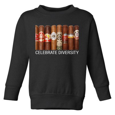 Celebrate Diversity Cigars Toddler Sweatshirt