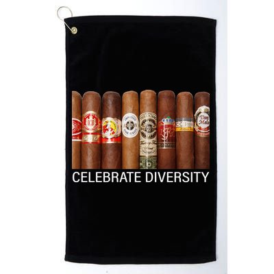 Celebrate Diversity Cigars Golf Towel