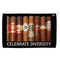 Celebrate Diversity Cigars Grommeted Golf Towel