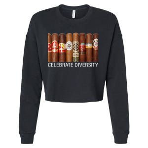 Celebrate Diversity Cigars Cropped Pullover Crew