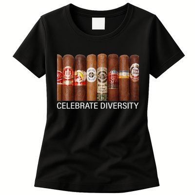 Celebrate Diversity Cigars Womens T-Shirt