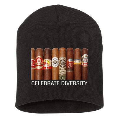 Celebrate Diversity Cigars Short Acrylic Beanie