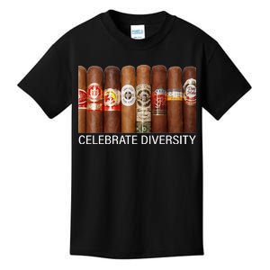 Celebrate Diversity Cigars Kids T-Shirt