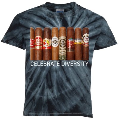 Celebrate Diversity Cigars Kids Tie-Dye T-Shirt