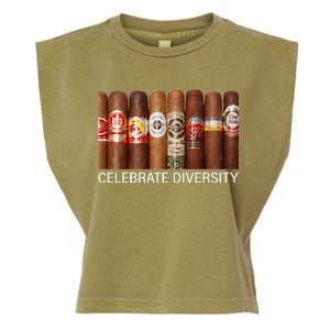 Celebrate Diversity Cigars Garment-Dyed Women's Muscle Tee