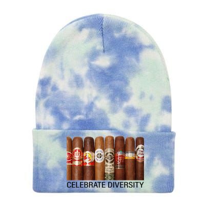 Celebrate Diversity Cigars Tie Dye 12in Knit Beanie