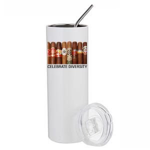 Celebrate Diversity Cigars Stainless Steel Tumbler