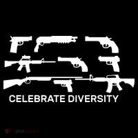 Celebrate Diversity Guns Apron