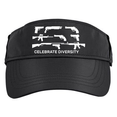 Celebrate Diversity Guns Adult Drive Performance Visor