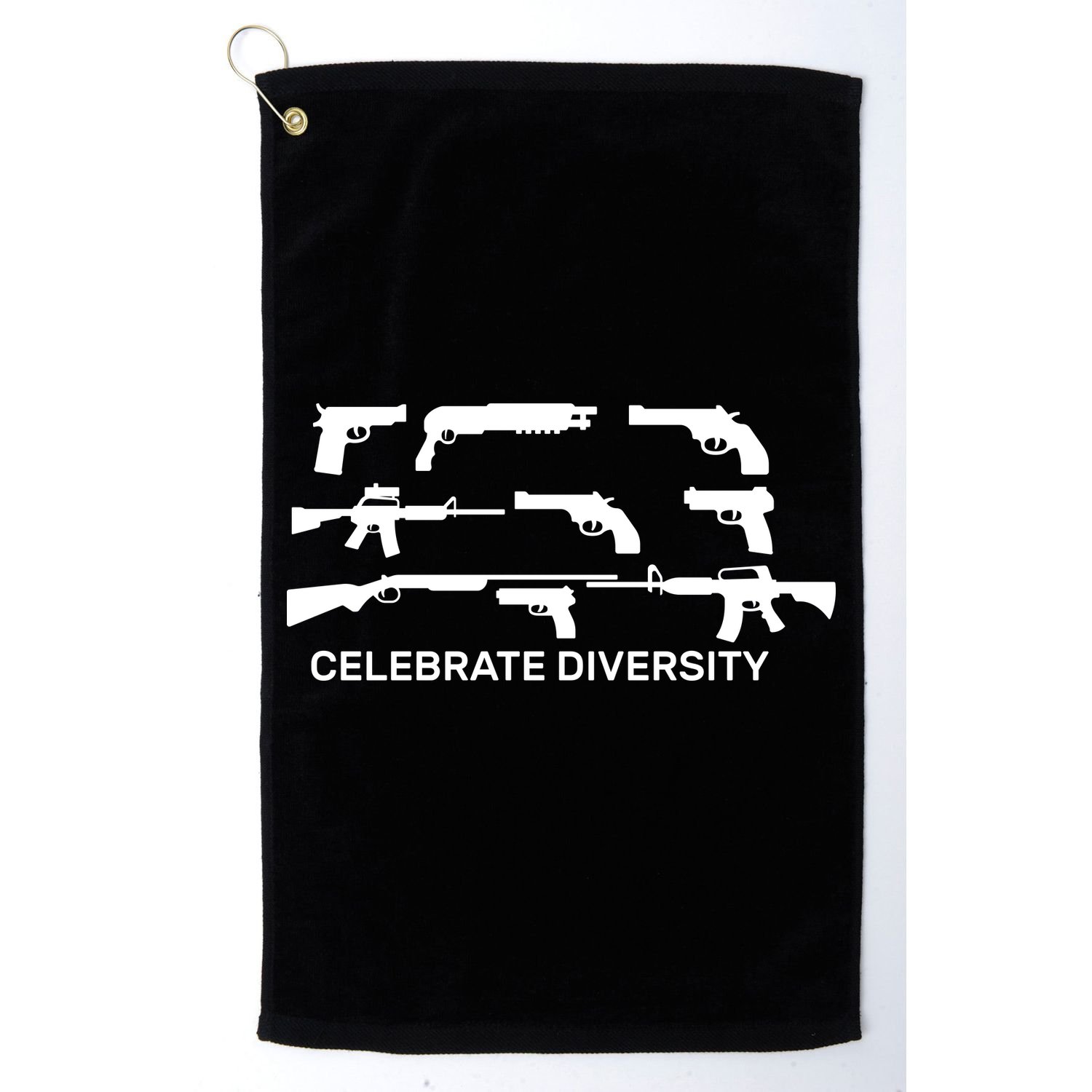 Celebrate Diversity Guns Golf Towel