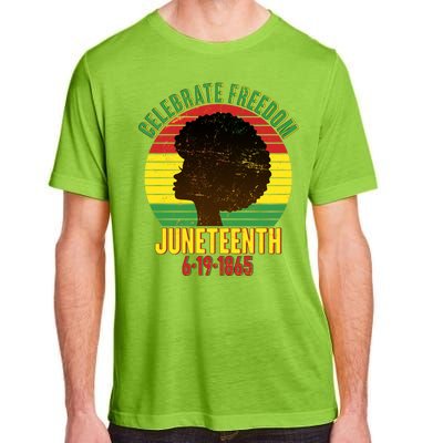 Celebrate Freedom Juneteenth 6-19-1865 Adult ChromaSoft Performance T-Shirt