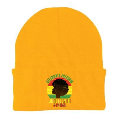 Celebrate Freedom Juneteenth 6-19-1865 Knit Cap Winter Beanie