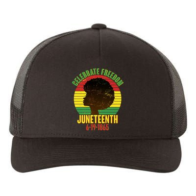 Celebrate Freedom Juneteenth 6-19-1865 Yupoong Adult 5-Panel Trucker Hat