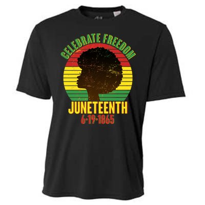 Celebrate Freedom Juneteenth 6-19-1865 Cooling Performance Crew T-Shirt