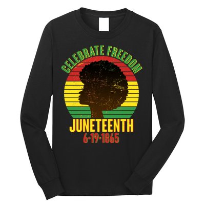 Celebrate Freedom Juneteenth 6-19-1865 Long Sleeve Shirt