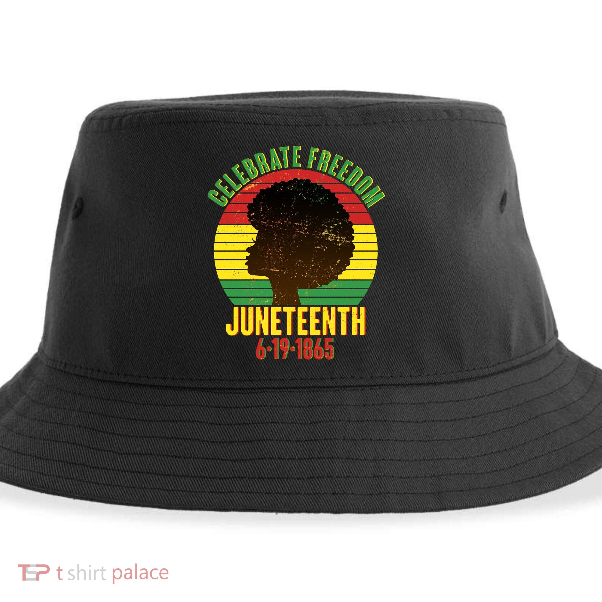 Celebrate Freedom Juneteenth 6-19-1865 Sustainable Bucket Hat