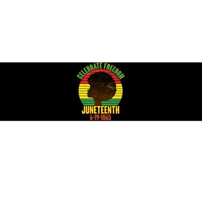 Celebrate Freedom Juneteenth 6-19-1865 Bumper Sticker