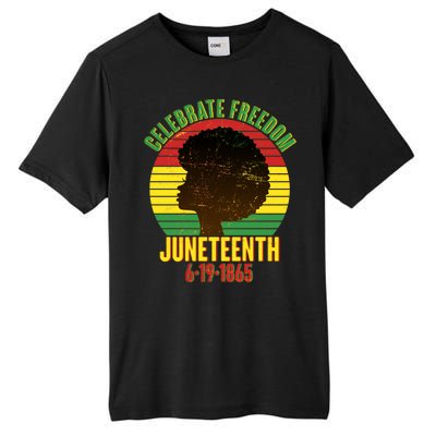 Celebrate Freedom Juneteenth 6-19-1865 Tall Fusion ChromaSoft Performance T-Shirt