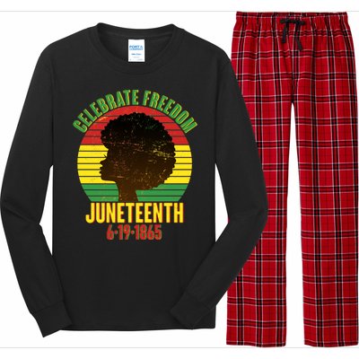 Celebrate Freedom Juneteenth 6-19-1865 Long Sleeve Pajama Set