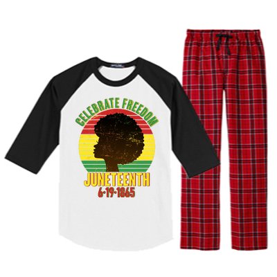 Celebrate Freedom Juneteenth 6-19-1865 Raglan Sleeve Pajama Set