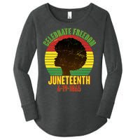 Celebrate Freedom Juneteenth 6-19-1865 Women's Perfect Tri Tunic Long Sleeve Shirt