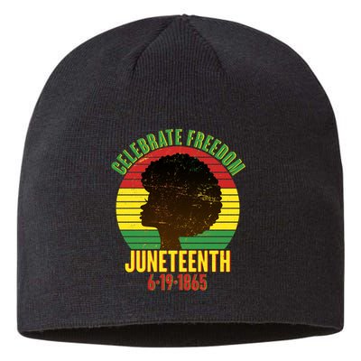 Celebrate Freedom Juneteenth 6-19-1865 Sustainable Beanie