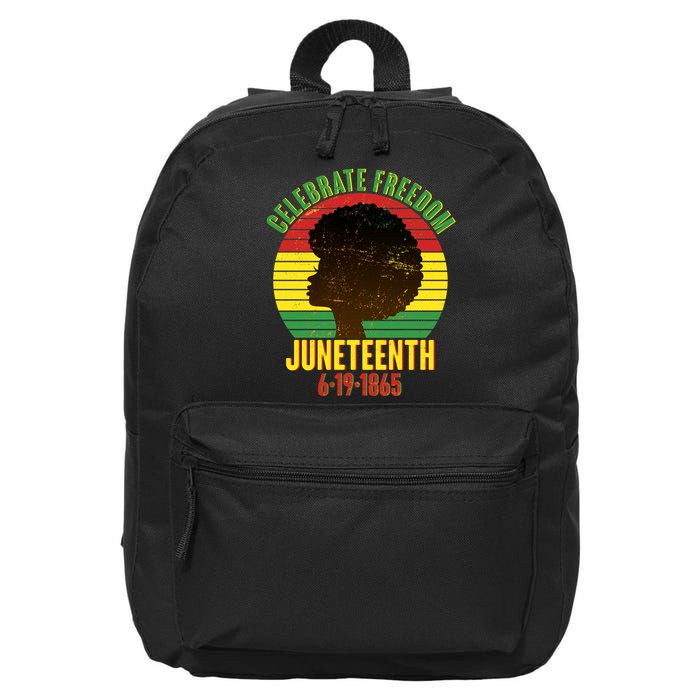 Celebrate Freedom Juneteenth 6-19-1865 16 in Basic Backpack