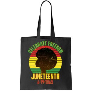 Celebrate Freedom Juneteenth 6-19-1865 Tote Bag