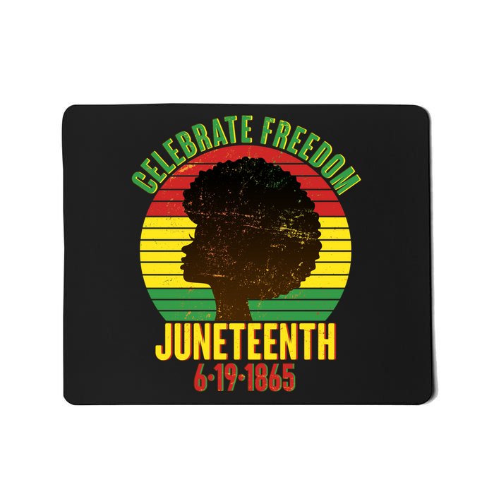 Celebrate Freedom Juneteenth 6-19-1865 Mousepad