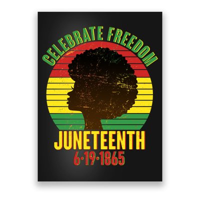 Celebrate Freedom Juneteenth 6-19-1865 Poster