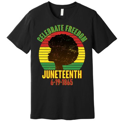 Celebrate Freedom Juneteenth 6-19-1865 Premium T-Shirt