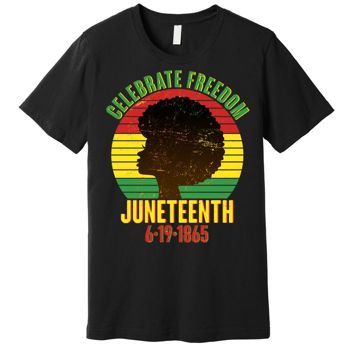 Celebrate Freedom Juneteenth 6-19-1865 Premium T-Shirt