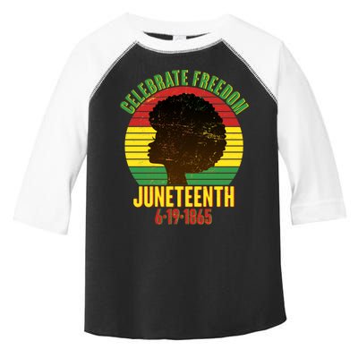 Celebrate Freedom Juneteenth 6-19-1865 Toddler Fine Jersey T-Shirt