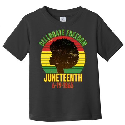 Celebrate Freedom Juneteenth 6-19-1865 Toddler T-Shirt