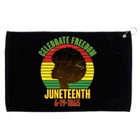 Celebrate Freedom Juneteenth 6-19-1865 Grommeted Golf Towel