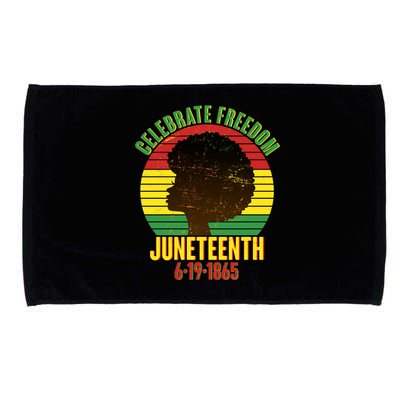 Celebrate Freedom Juneteenth 6-19-1865 Microfiber Hand Towel