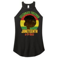 Celebrate Freedom Juneteenth 6-19-1865 Women's Perfect Tri Rocker Tank