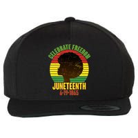 Celebrate Freedom Juneteenth 6-19-1865 Wool Snapback Cap