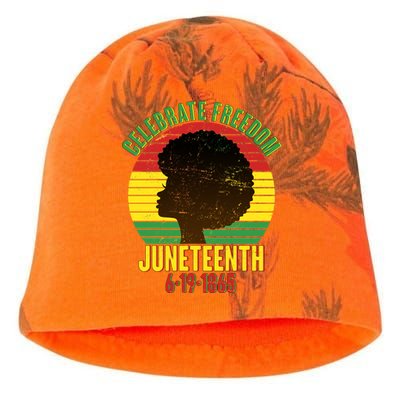 Celebrate Freedom Juneteenth 6-19-1865 Kati - Camo Knit Beanie