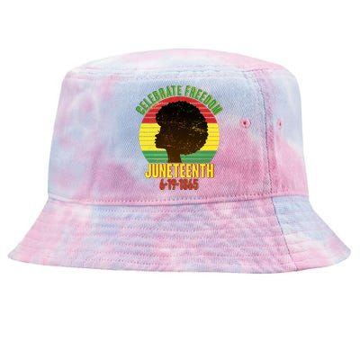 Celebrate Freedom Juneteenth 6-19-1865 Tie-Dyed Bucket Hat