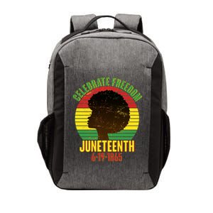 Celebrate Freedom Juneteenth 6-19-1865 Vector Backpack